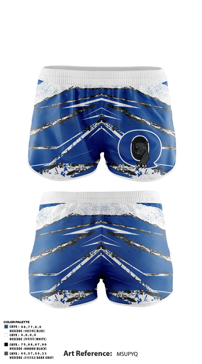 Quakertown Community Senior High School Cross Country 7810582 Women's Shorts - 1
