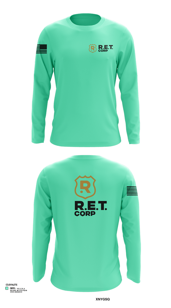 Long Sleeve Performance Shirt, RET CORP, Police, Teamtime, Team time, sublimation, custom sports apparel, team uniforms, spirit wear, spiritwear, sports uniforms, custom shirts, team store, custom team store, fundraiser sports, apparel fundraiser