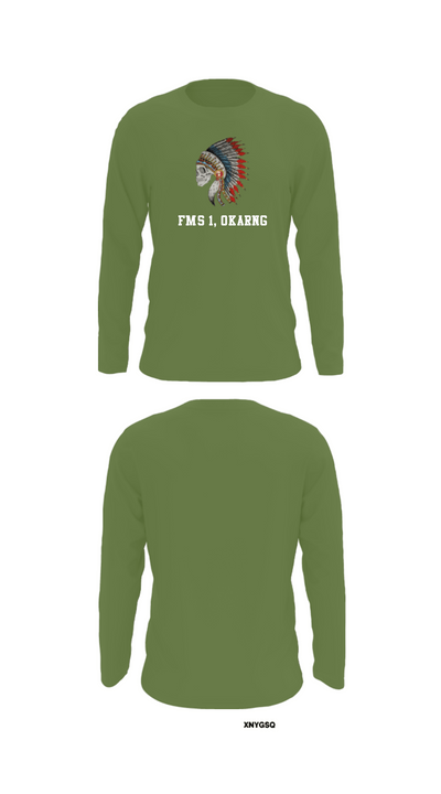 FMS 1, OKARNG 20204603 Long Sleeve Performance Shirt - 50