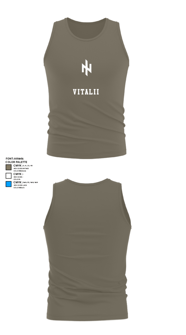 Tank Top, Vitalii, Army, Teamtime, Team time, sublimation, custom sports apparel, team uniforms, spirit wear, spiritwear, sports uniforms, custom shirts, team store, custom team store, fundraiser sports, apparel fundraiser
