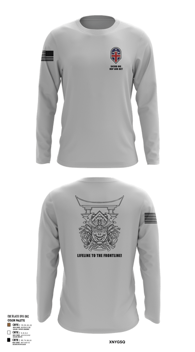 343rd Medical Hospital Augmentation Detachment 45513256 Long Sleeve Performance Shirt - 153