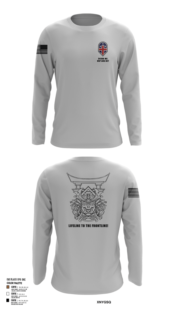 Long Sleeve Performance Shirt, 343rd Medical Hospital Augmentation Detachment, , Teamtime, Team time, sublimation, custom sports apparel, team uniforms, spirit wear, spiritwear, sports uniforms, custom shirts, team store, custom team store, fundraiser sports, apparel fundraiser