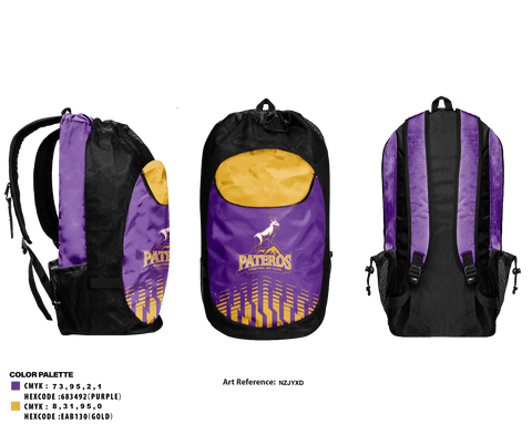 Gear Bag, Pateros High School Soccer, Women's Soccer, Teamtime, Team time, sublimation, custom sports apparel, team uniforms, spirit wear, spiritwear, sports uniforms, custom shirts, team store, custom team store, fundraiser sports, apparel fundraiser