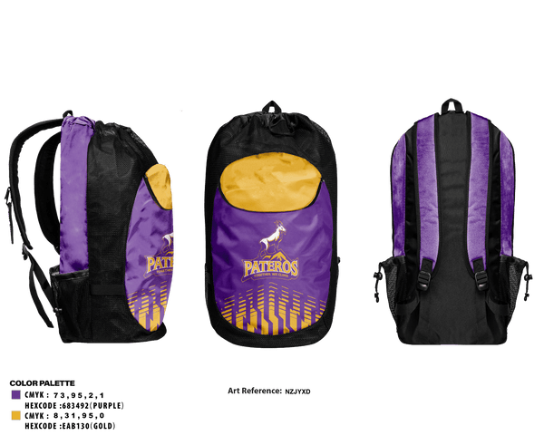 Gear Bag, Pateros High School Soccer, Women's Soccer, Teamtime, Team time, sublimation, custom sports apparel, team uniforms, spirit wear, spiritwear, sports uniforms, custom shirts, team store, custom team store, fundraiser sports, apparel fundraiser