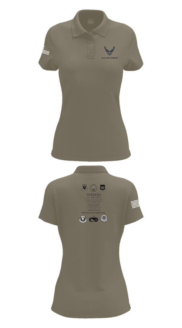Women's Short Sleeve Performance Polo, Ramstein AGE, , Teamtime, Team time, sublimation, custom sports apparel, team uniforms, spirit wear, spiritwear, sports uniforms, custom shirts, team store, custom team store, fundraiser sports, apparel fundraiser