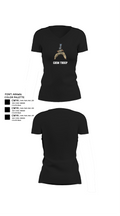 Grim Troop 61547522 Women's Short Sleeve V-neck Shirt - 24