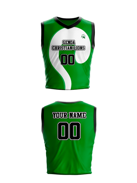 Mens Basketball Jersey, Genoa Christian Lions, Men's Basketball, Teamtime, Team time, sublimation, custom sports apparel, team uniforms, spirit wear, spiritwear, sports uniforms, custom shirts, team store, custom team store, fundraiser sports, apparel fundraiser
