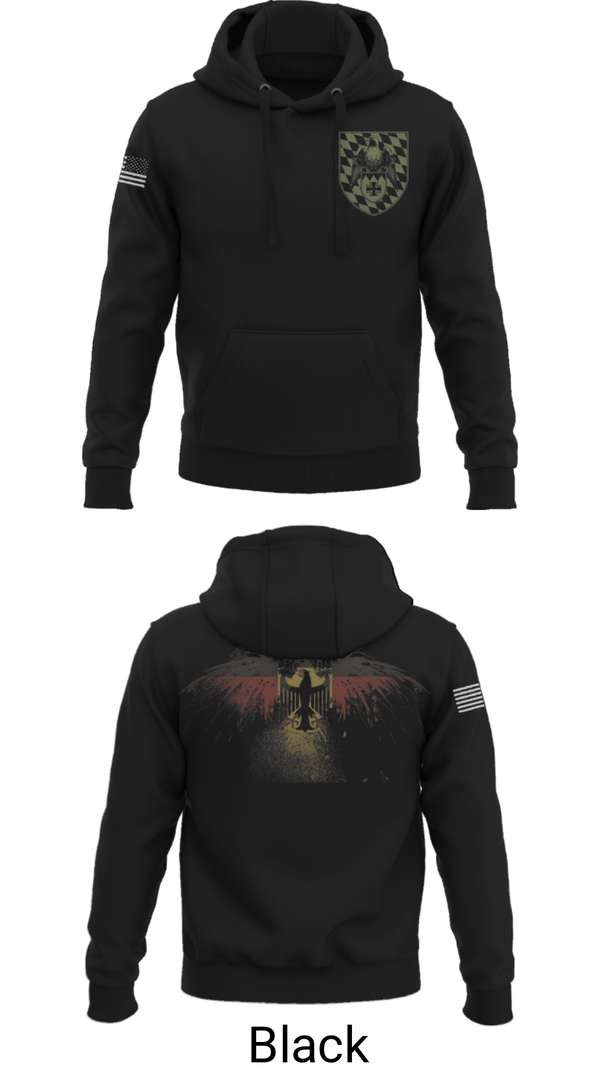 Hoodie, 3./HSchRgt1, Army, Teamtime, Team time, sublimation, custom sports apparel, team uniforms, spirit wear, spiritwear, sports uniforms, custom shirts, team store, custom team store, fundraiser sports, apparel fundraiser