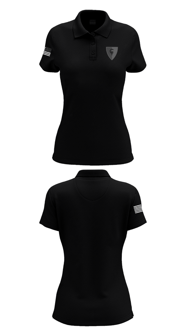 Womens Short Sleeve Performance Polo, 38th Infantry Division, , Teamtime, Team time, sublimation, custom sports apparel, team uniforms, spirit wear, spiritwear, sports uniforms, custom shirts, team store, custom team store, fundraiser sports, apparel fundraiser
