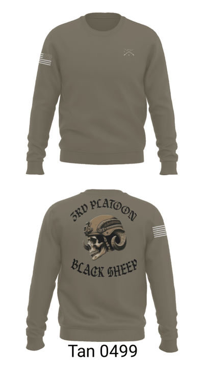 3rd PLT Black Sheep 32884167 Crew Neck Sweatshirt - 65