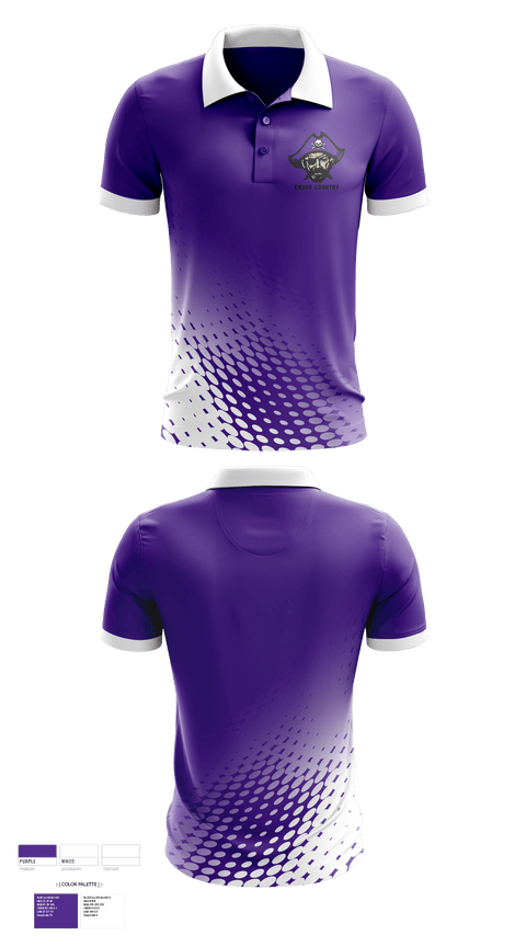 Short Sleeve Performance Polo, Piper High School Cross Country, Cross Country, Teamtime, Team time, sublimation, custom sports apparel, team uniforms, spirit wear, spiritwear, sports uniforms, custom shirts, team store, custom team store, fundraiser sports, apparel fundraiser