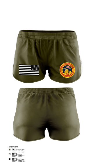 Womens Shorts, Lancaster County Young Marines, Marines, Teamtime, Team time, sublimation, custom sports apparel, team uniforms, spirit wear, spiritwear, sports uniforms, custom shirts, team store, custom team store, fundraiser sports, apparel fundraiser