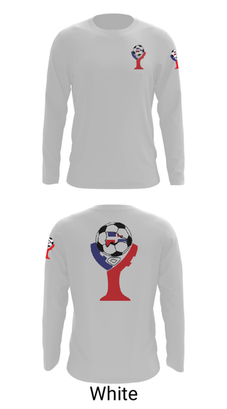 Long Sleeve Performance Shirt, Domenican Republic, Men's Soccer, Teamtime, Team time, sublimation, custom sports apparel, team uniforms, spirit wear, spiritwear, sports uniforms, custom shirts, team store, custom team store, fundraiser sports, apparel fundraiser
