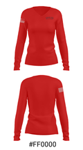 Southland High School Tennis 65645090 Women's Long Sleeve V-neck Shirt - 20