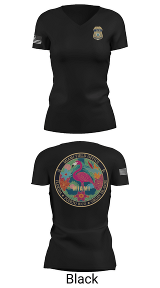 Womens Short Sleeve Vneck Shirt, Criminal Apprehension Program, Police, Teamtime, Team time, sublimation, custom sports apparel, team uniforms, spirit wear, spiritwear, sports uniforms, custom shirts, team store, custom team store, fundraiser sports, apparel fundraiser