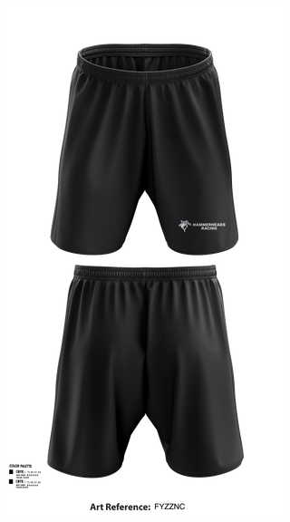 Athletic Shorts With Pockets, Hammerheads Racing, Spirit Store, Teamtime, Team time, sublimation, custom sports apparel, team uniforms, spirit wear, spiritwear, sports uniforms, custom shirts, team store, custom team store, fundraiser sports, apparel fundraiser