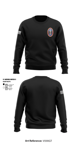 Crew Neck Sweatshirt, 95th WMD CST, National Guard, Teamtime, Team time, sublimation, custom sports apparel, team uniforms, spirit wear, spiritwear, sports uniforms, custom shirts, team store, custom team store, fundraiser sports, apparel fundraiser