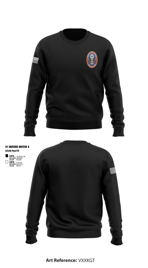 Crew Neck Sweatshirt, 95th WMD CST, National Guard, Teamtime, Team time, sublimation, custom sports apparel, team uniforms, spirit wear, spiritwear, sports uniforms, custom shirts, team store, custom team store, fundraiser sports, apparel fundraiser