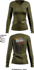 Air Station Miami 95646017 Women's Long Sleeve V-neck Shirt - 5