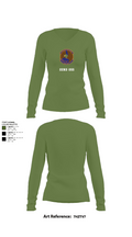 22nd OSS 19012773 Women's Long Sleeve V-neck Shirt - 42