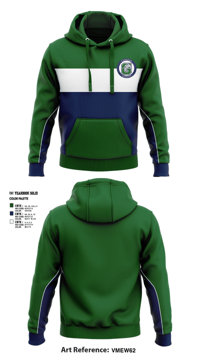 The Gunston School Volleyball 3534310 Hoodie - 1