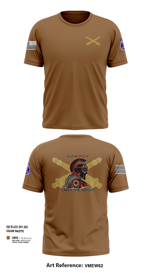 Short Sleeve Performance Shirt, ALPHA ROCK, Army, Teamtime, Team time, sublimation, custom sports apparel, team uniforms, spirit wear, spiritwear, sports uniforms, custom shirts, team store, custom team store, fundraiser sports, apparel fundraiser