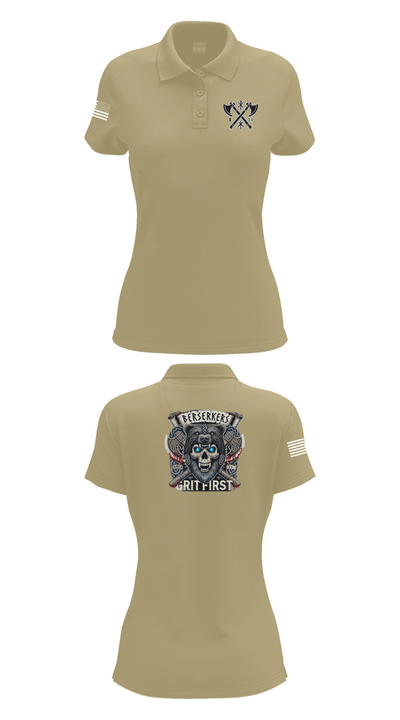 Baker 3-509th 3rd Plt 1st squad 60073036 Women's Short Sleeve Performance Polo  - 95