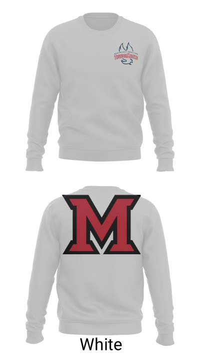 Miami University - Middletown Baseball 52720506 Crew Neck Sweatshirt - 2