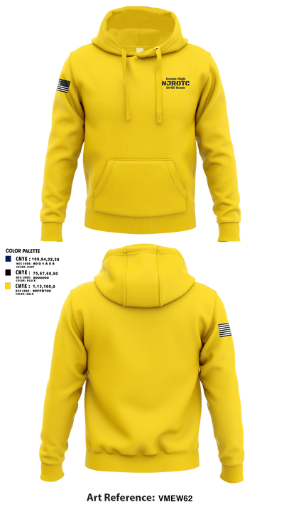 Guam High NJROTC Drill Team 32720862 Hoodie - 107