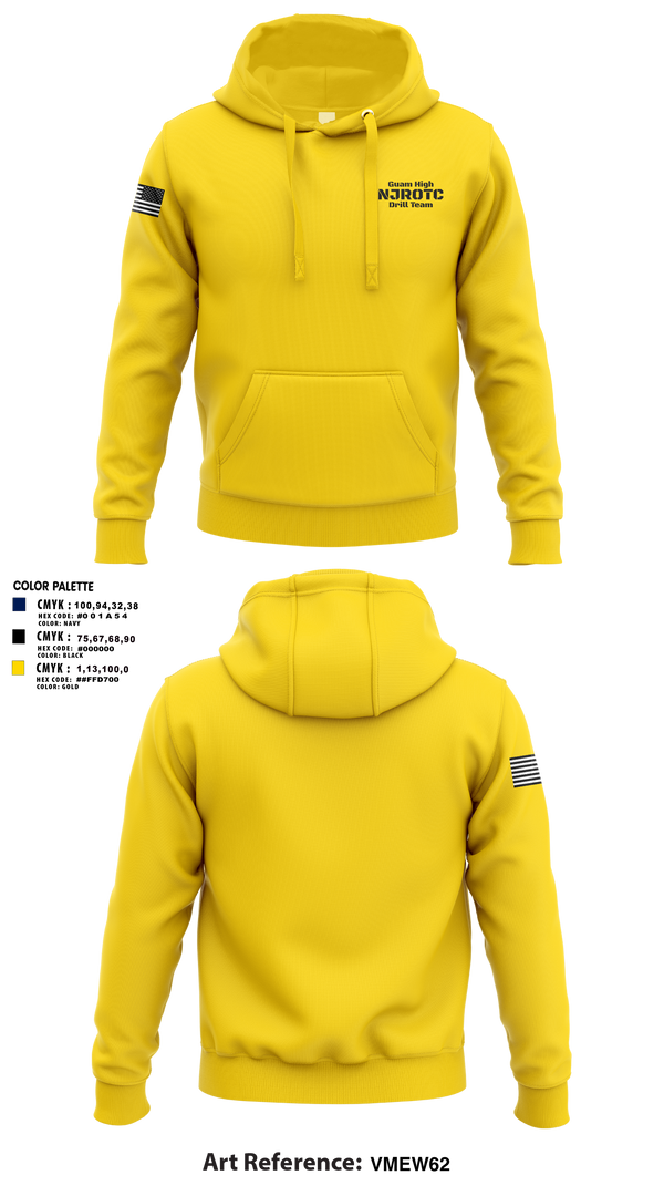 Hoodie, Guam High NJROTC Drill Team, , Teamtime, Team time, sublimation, custom sports apparel, team uniforms, spirit wear, spiritwear, sports uniforms, custom shirts, team store, custom team store, fundraiser sports, apparel fundraiser