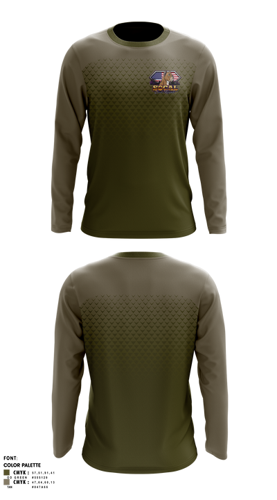SoCal corso kennels 12871228 Long Sleeve Performance Shirt 1