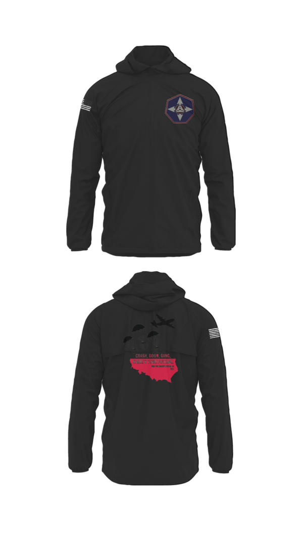 Windbreaker, 909th HR Company, Army, Teamtime, Team time, sublimation, custom sports apparel, team uniforms, spirit wear, spiritwear, sports uniforms, custom shirts, team store, custom team store, fundraiser sports, apparel fundraiser
