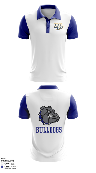 Short Sleeve Performance Polo, NP Bulldogs, Wrestling, Teamtime, Team time, sublimation, custom sports apparel, team uniforms, spirit wear, spiritwear, sports uniforms, custom shirts, team store, custom team store, fundraiser sports, apparel fundraiser