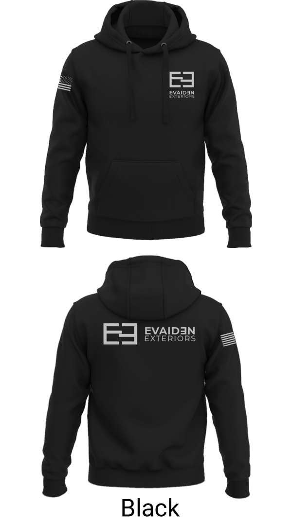 Hoodie, EVAIDEN EXTERIORS, LLC, , Teamtime, Team time, sublimation, custom sports apparel, team uniforms, spirit wear, spiritwear, sports uniforms, custom shirts, team store, custom team store, fundraiser sports, apparel fundraiser