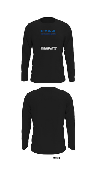 Long Sleeve Performance Shirt, Forest Youth Athletic Association Football, Football, Teamtime, Team time, sublimation, custom sports apparel, team uniforms, spirit wear, spiritwear, sports uniforms, custom shirts, team store, custom team store, fundraiser sports, apparel fundraiser