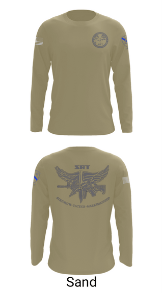 Long Sleeve Performance Shirt, Special Reaction Team, Marines, Teamtime, Team time, sublimation, custom sports apparel, team uniforms, spirit wear, spiritwear, sports uniforms, custom shirts, team store, custom team store, fundraiser sports, apparel fundraiser