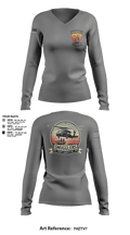 A/2135th GSAB “SMUGGLERS” 66831514 Women's Long Sleeve V-neck Shirt -1 111