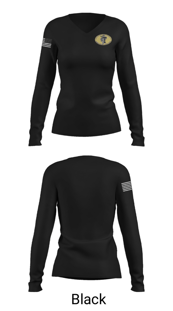 Womens Long Sleeve Vneck Shirt, Timberlake Senior High School Volleyball, Women's Volleyball, Teamtime, Team time, sublimation, custom sports apparel, team uniforms, spirit wear, spiritwear, sports uniforms, custom shirts, team store, custom team store, fundraiser sports, apparel fundraiser