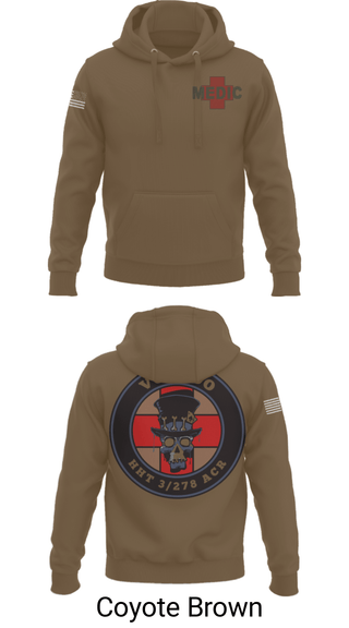 Hoodie, Voodoo Medics, National Guard, Teamtime, Team time, sublimation, custom sports apparel, team uniforms, spirit wear, spiritwear, sports uniforms, custom shirts, team store, custom team store, fundraiser sports, apparel fundraiser