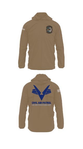 Windbreaker, Sunlake High School Cadet Squadron, Air Force, Teamtime, Team time, sublimation, custom sports apparel, team uniforms, spirit wear, spiritwear, sports uniforms, custom shirts, team store, custom team store, fundraiser sports, apparel fundraiser