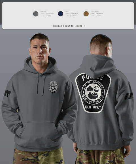 Hoodie, Hartford Police Department, Police, Teamtime, Team time, sublimation, custom sports apparel, team uniforms, spirit wear, spiritwear, sports uniforms, custom shirts, team store, custom team store, fundraiser sports, apparel fundraiser