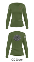 Firearms and Tactics training 60142734 Women's Long Sleeve V-neck Shirt - 54