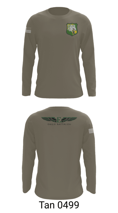 EASTERN MICHIGAN UNIVERSITY ROTC 943753 Long Sleeve Performance Shirt 66