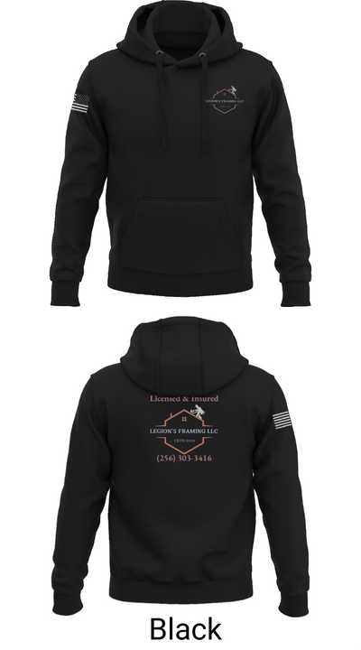 LEGION'S FRAMING LLC 97462768 Hoodie - 25