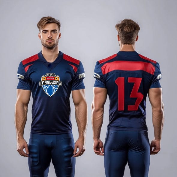 Football Jersey, FBU Tennessee, , Teamtime, Team time, sublimation, custom sports apparel, team uniforms, spirit wear, spiritwear, sports uniforms, custom shirts, team store, custom team store, fundraiser sports, apparel fundraiser