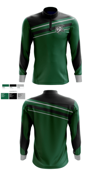 Quarter Zip Jacket, Emerald Ridge High School Golf, Golf, Teamtime, Team time, sublimation, custom sports apparel, team uniforms, spirit wear, spiritwear, sports uniforms, custom shirts, team store, custom team store, fundraiser sports, apparel fundraiser