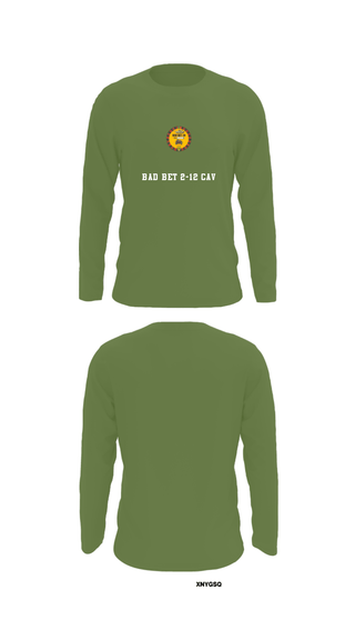 Long Sleeve Performance Shirt, BAD BET 2-12 CAV, , Teamtime, Team time, sublimation, custom sports apparel, team uniforms, spirit wear, spiritwear, sports uniforms, custom shirts, team store, custom team store, fundraiser sports, apparel fundraiser