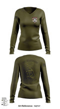 MFRC 40243185 Women's Long Sleeve V-neck Shirt - 139