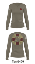 US MEDDAC 46009212 Women's Long Sleeve V-neck Shirt - 77