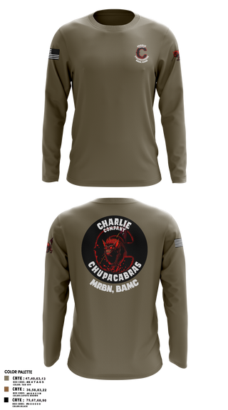 Long Sleeve Performance Shirt, C Co Chupacabras, Army, Teamtime, Team time, sublimation, custom sports apparel, team uniforms, spirit wear, spiritwear, sports uniforms, custom shirts, team store, custom team store, fundraiser sports, apparel fundraiser
